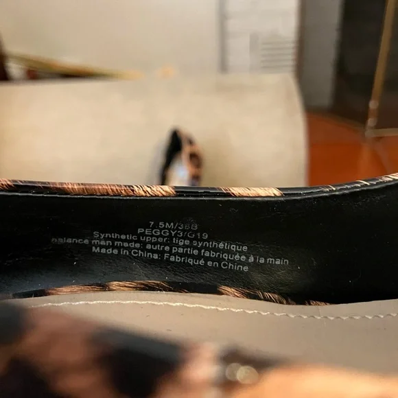 Marc New York patent leather cheetah print stiletto heel - Picture 7 of 9